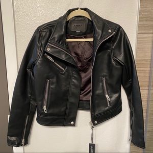 Blank NYC Black Faux Leather Jacket, BRAND NEW
